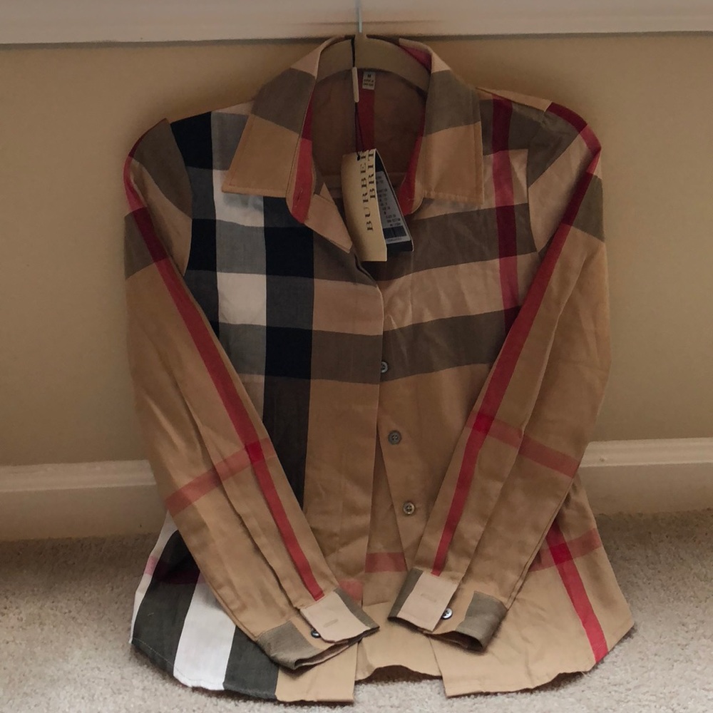 Girls Burberry Shirt